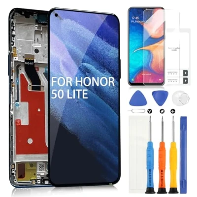 Abbildung von ARSSLY Bildschirm für Huawei Honor 50 Lite/Nova 8i / X20 LCD Display NTN L22 LX1 LX3 Touchscreen Digitazer Assembly Ersatz mit Werkzeugen (Schwarz Rahmen)