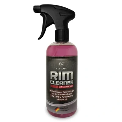 Abbildung von Car Sense Rim Cleaner 0,5L Felgenreiniger I Spezialentwicklung zur Felgen Reinigung von Alufelgen &amp; Stahlfelgen Sommer , und Winterreifen geeignet