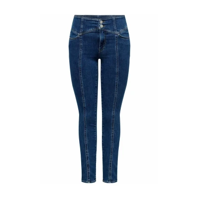 Abbildung von ONLY Jeans Skinny Fit, Damen, Größe: XSx32, Dark blue denim