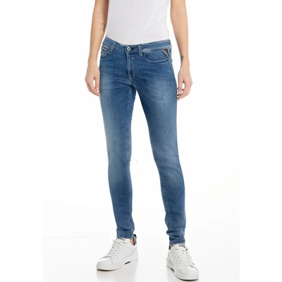 Abbildung von Replay NEW LUZ Pants Jeans Skinny Fit, Damen, Größe: 32x32, Medium blue