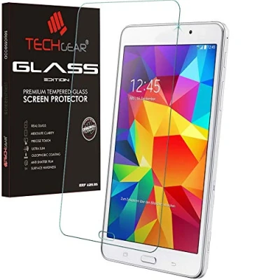 Abbildung von TECHGEAR Schutzfolie kompatibel mit Galaxy Tab 4 7,0 Zoll Anti Kratzer Schutzabdeckung Samsung (Model: SM T230)