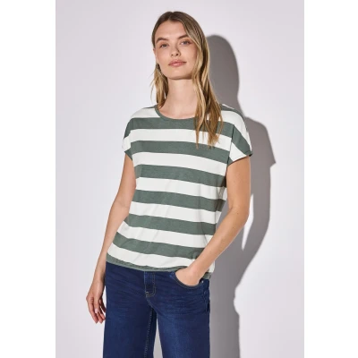 Abbildung von Street One Partprint Tshirt print, Damen, Größe: 40, Grün