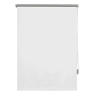 Abbildung von ondeco Thermo Rollo ohne Bohren, Verdunkelung für Fenster und Türen, Sonnenschutz innen, Sichtschutz Seitenzugrollo lichtundurchlässig 120x160 cm Weiß