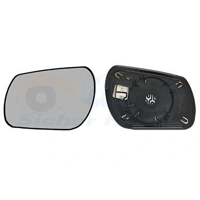 Abbildung von VAN WEZEL 2740837 Außenspiegelglas links MAZDA: 3 Hatchback, Limousine, 2 Hatchback