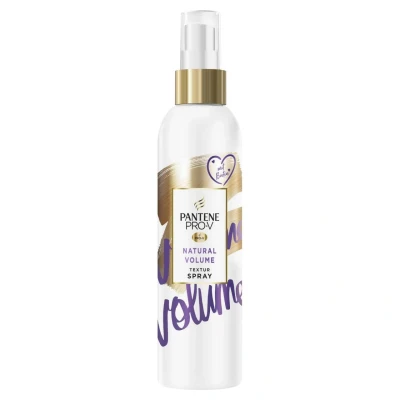 Abbildung von Pantene Pro V Textur Spray, Natural Volume, 250ml, mit Biotin, Hitzeschutz, verleiht für voller aussehendes Haar. Haarpflege