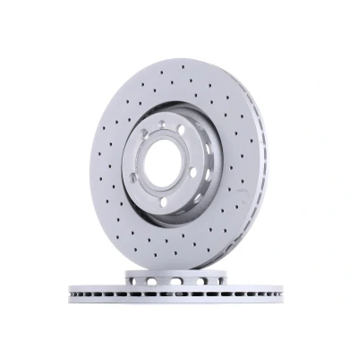 Abbildung von ZIMMERMANN SPORT COAT Z 100.1242.52 Bremsscheibe 312 25 6/5 5 112 außenbelüftet, gelocht beschichtet hochgekohlt AUDI: A4 B7 Avant, B6 Avant