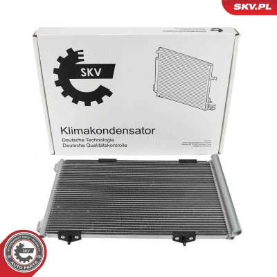 Abbildung von ESEN SKV 86SKV195 Klimakondensator ohne Trockner Aluminium 603mm PEUGEOT: 301 Limousine