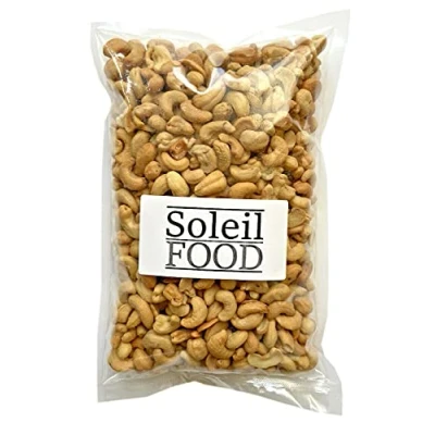 Abbildung von 1 kg Cashew gesalzen und geröstet Cashewkerne Cashewnüsse Cashews Nüsse feinste Qualität Soleilfood