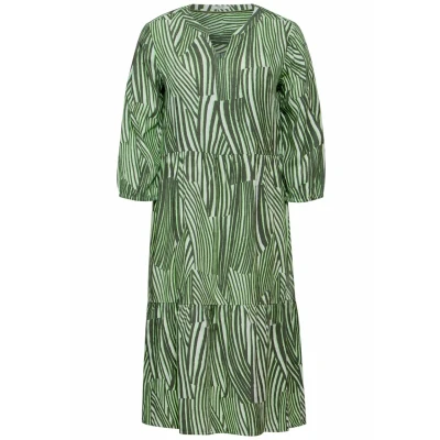 Abbildung von Cecil Dobby Freizeitkleid, Damen, Größe: XS, Grün