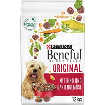 Abbildung von Purina Beneful Original mit Rind und Gartengemüse