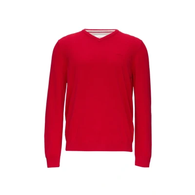 Abbildung von s.Oliver MIT Logostickerei Strickpullover, Herren, Größe: Small, Himbeere