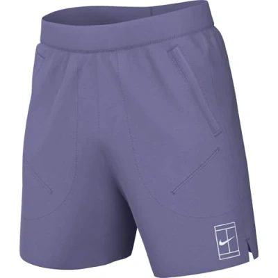 Abbildung von Nike Performance Nikecourt Advantage 8 INCH Short kurze Sporthose, Herren, Größe: Small, Dusty amethyst/white