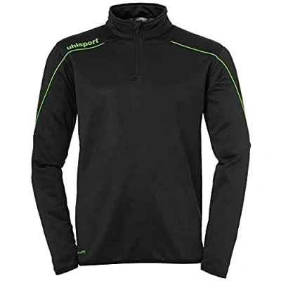 Abbildung von uhlsport Stream 22 1/4 Zip Top Jungen, schwarz/Fluo grün, 152
