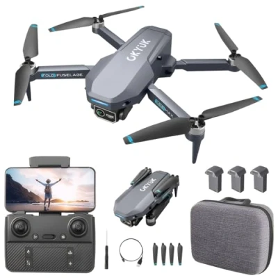Abbildung von OKYUK K618 MAX Drohne mit Kamera 4K,270Hindernisvermeidungs Drone Quadcopter FPV WiFi Übertragung, Einstellbare Linse, 3D Flip, Höhenhaltung, Spielzeug und Geschenke für Jungen Mädchen Anfänger