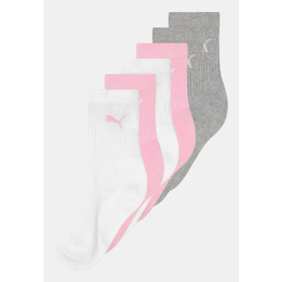 Abbildung von Puma Junior CREW 6 PACK Unisex Socken für Kinder, Größe: 31 34, Rose water
