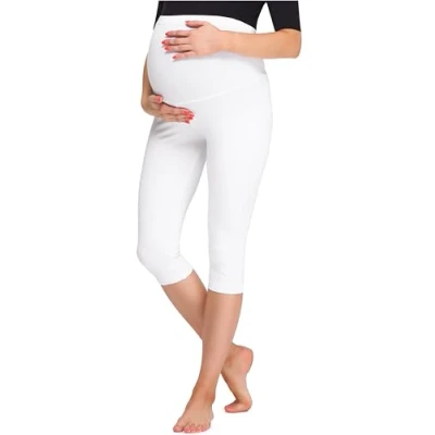 Abbildung von Be Mammy Umstandsleggings Damen 3/4 BE20 258 (1 tlg) elastischer Bund