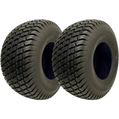 Abbildung von Parnells 2 Sätze Schlauchlose Grasreifen 18 x 8,50 8 4 Lagig Wanda P332, E Geprüft, 455 mm Durchmesser, 210 Breite, 370 kg für Rasenmäher, Geländewagen, Gartentraktoren, Buggys und Karren