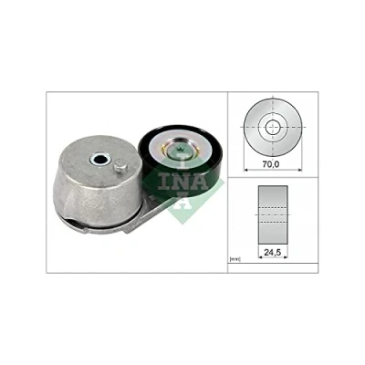 Abbildung von INA 534 0704 10 Spannarm, Keilrippenriemen OPEL: Corsa E Schrägheck, Mokka / X, Adam