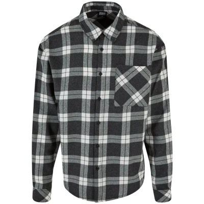 Abbildung von Urban Classics Hemd, Herren, Größe: XL, Grey white