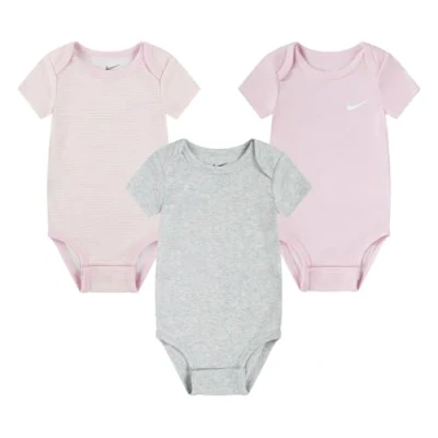 Abbildung von Nike Sportswear BABY Essentials Bodysuit Unisex 3 PACK Body für Kinder, Größe: 50 56, Birch heather