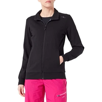 Abbildung von CMP Damen Sweatshirt aus Stretch Fleece, Schwarz, D48