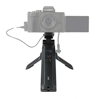 Abbildung von JJC Remote Commander und Shooting Tripod Grip für Selfies Vlogging Kompatibel mit Panasonic S1 Sir S1H S5 S5II S5IIX GH6 GH5S GH5 G9 G80 G90 G100 FZ1000II etc. Ersetzt DMW SHGR1 Stativgriff