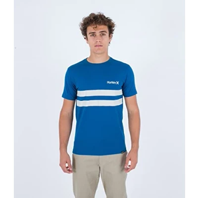 Abbildung von Hurley Herren M Oceancare Block Party Kurzärmliges T Shirt, Phantom, S
