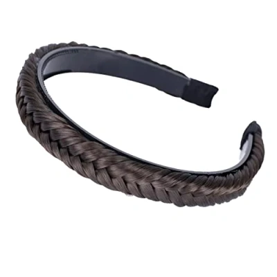 Abbildung von CAISHA Haarreifen Zopf Geflochten Haarteil Haarband Kopfschmuck Haarschmuck Braun HHR2