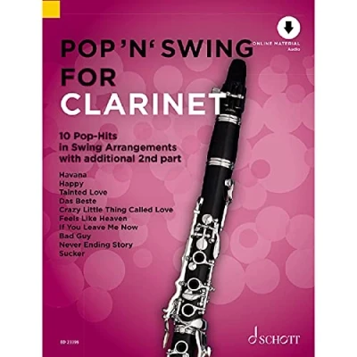 Abbildung von Pop &#039;n&#039; Swing For Clarinet: 10 Hits in Arrangements zusätzlich mit 2. Stimme. Band 1. 1 2 Klarinetten. (Pop Swing, 1)