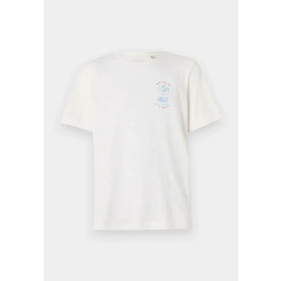 Abbildung von TOM Tailor Printed SLUB Tshirt print, Herren, Größe: XL, Off white