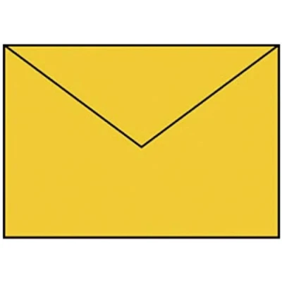 Abbildung von Rössler Briefumschläge Coloretti VE=5 Stück C5 goldgelb