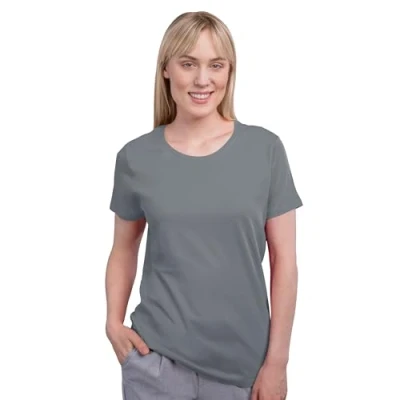 Abbildung von HRM Damen Luxury Round F T Shirt, Stone, L EU