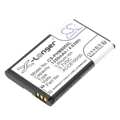 Abbildung von TCTK akkus Kompatibel mit [Philips] DPM6000, DPM7000, DPM8100, DPM8500, Pocket Memo DPM8000 Ersetzt 8403 810 00011,