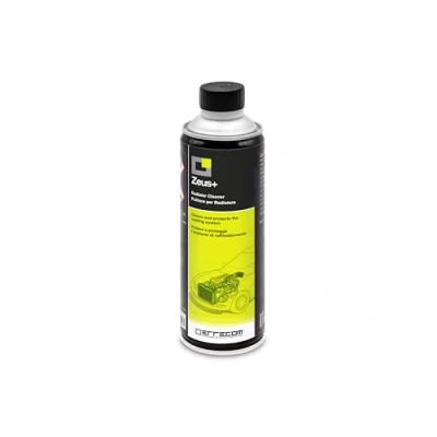 Abbildung von ERRECOM Zeus+, Reinigungs und Entkalkungsmittel für Kühler Kühlkreisläufe, 350 ml Flasche.