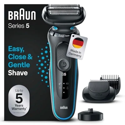 Abbildung von Braun Elektrorasierer Series 5 51 M4500cs, Aufsätze: 1, EasyClick Barttrimmer Aufsatz, Wet&amp;Dry