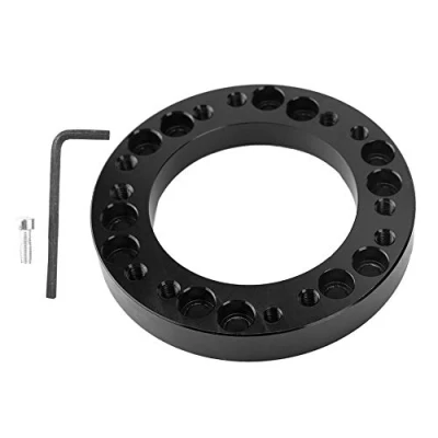 Abbildung von Gorgeri 12,5mm Universal Auto Lenkradnabe Rennspacer Polster Adapter Kit Lenkrad Spacer, Polster, Spacer