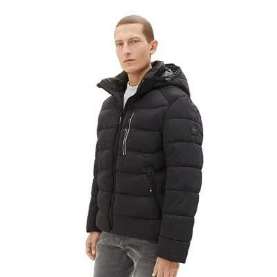 Abbildung von TOM Tailor Puffer Winterjacke, Herren, Größe: XXL, Black