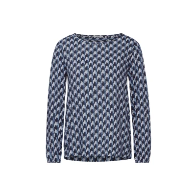 Abbildung von Cecil MIT Grafischem Print Bluse, Damen, Größe: XL, Blau