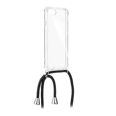Abbildung von COFI 1453 Handyhülle Case Handykette Schutz mit Band Kordel Kette Schnur zum Umhängen kompatibel Samsung Galaxy M21 (M215F)