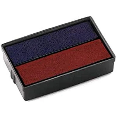 Abbildung von COLOP Ersatzstempelkissen 2,9 x 1,8 cm blau/rot