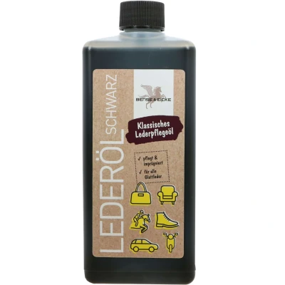 Abbildung von Bense &amp; Eicke Lederöl Schwarz 500ml