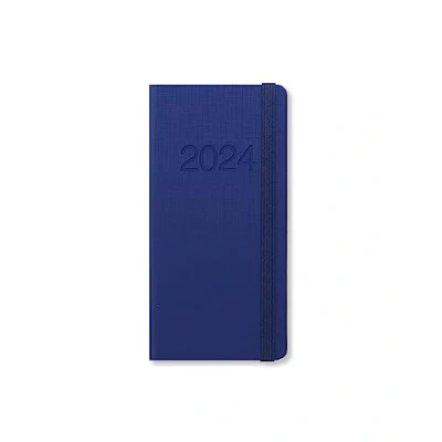 Abbildung von Letts of London Memo Slimline Woche auf 2 Seiten mehrsprachig Blue 2024