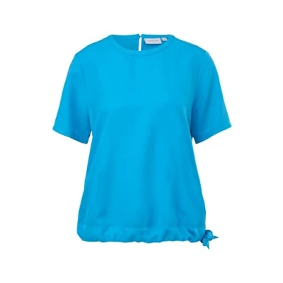Abbildung von comma casual identity Tshirt basic, Damen, Größe: 38, Azurblau