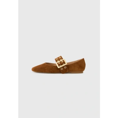 Abbildung von Steve Madden Atlantica Klassischer Ballerina, Damen, Größe: 39, Chestnut Schuhe