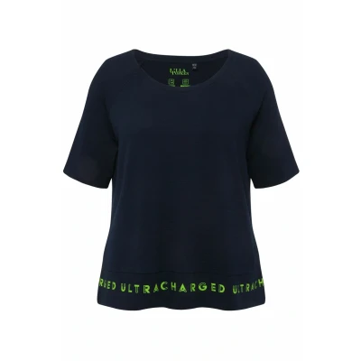 Abbildung von Ulla Popken Tshirt print, Damen, Größe: 42/44, Dark blue