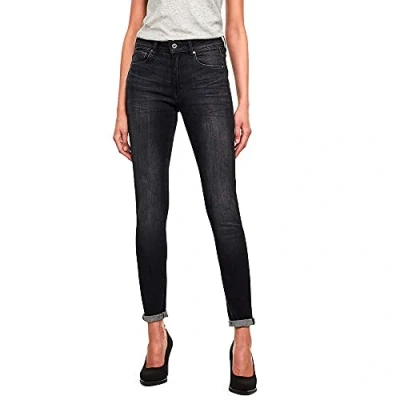 Abbildung von G STAR 3301 Skinny Jeans Fit, Damen, Größe: 29x34, Worn in coal