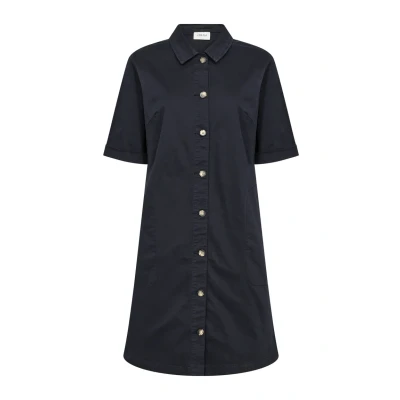 Abbildung von Cream Blusenkleid, Damen, Größe: 34, Navy blazer
