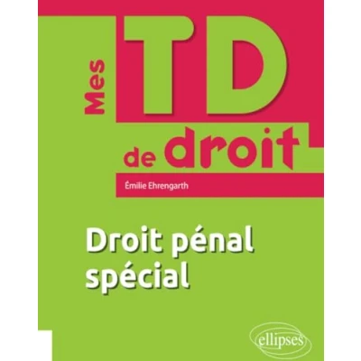 Abbildung von Droit pénal spécial: Personnes et biens