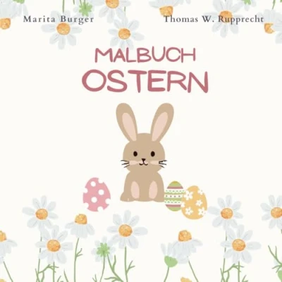 Abbildung von Mein zauberhaftes Oster Malbuch Ostern für Kinder von 4 10 Jahren