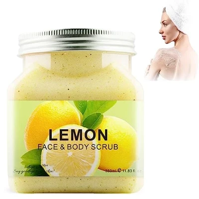 Abbildung von Aloe Vera Peeling, Körperpeeling, Peeling Für Schwarze Achselhöhlen, Gel Zur Entfernung Abgestorbener Haut (Zitrone)